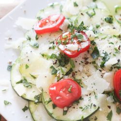 raw zucchini salad