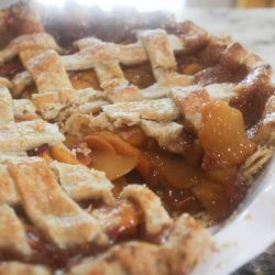 Peach Pie with Browned Butter Crust