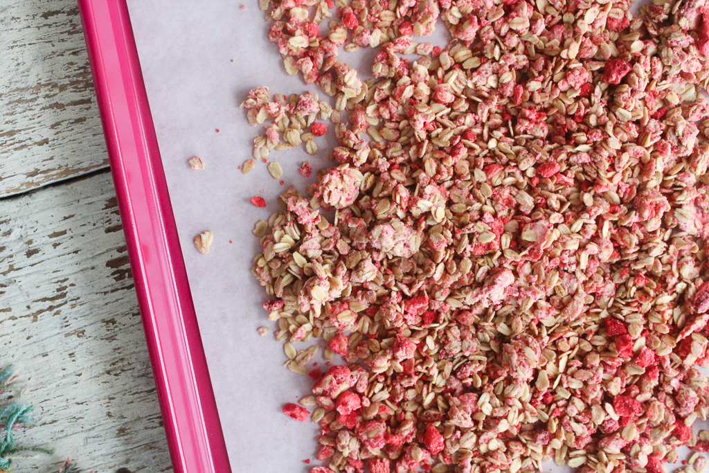 strawberry shortcake granola